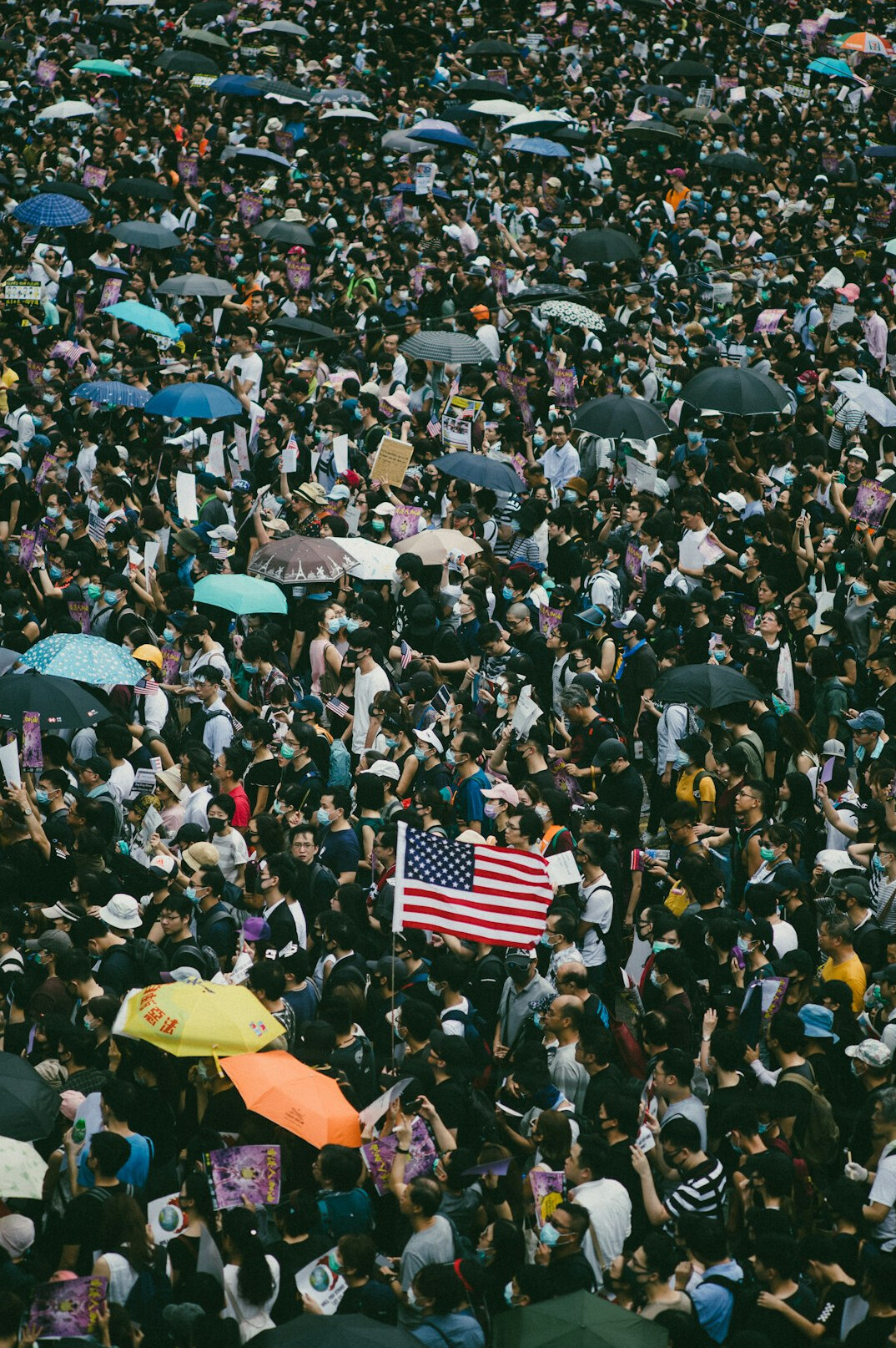 people in a crowd