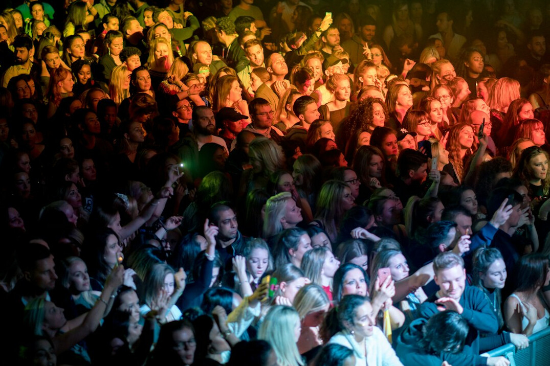 people in a crowd
